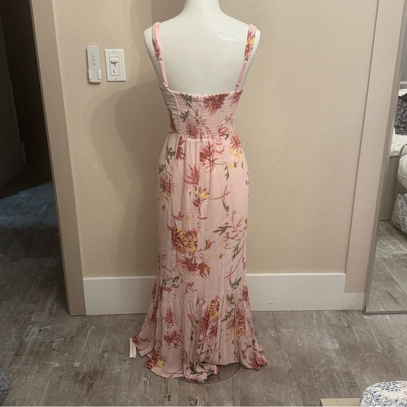 Reformation Irisa Dress Pink Chrysanthemum - Size 2 - Picture 13 of 13